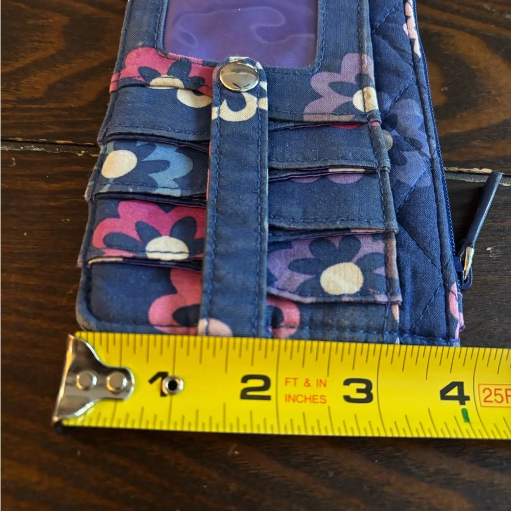 Vera Bradley Floral Purple Wallet - Picture 6 of 6